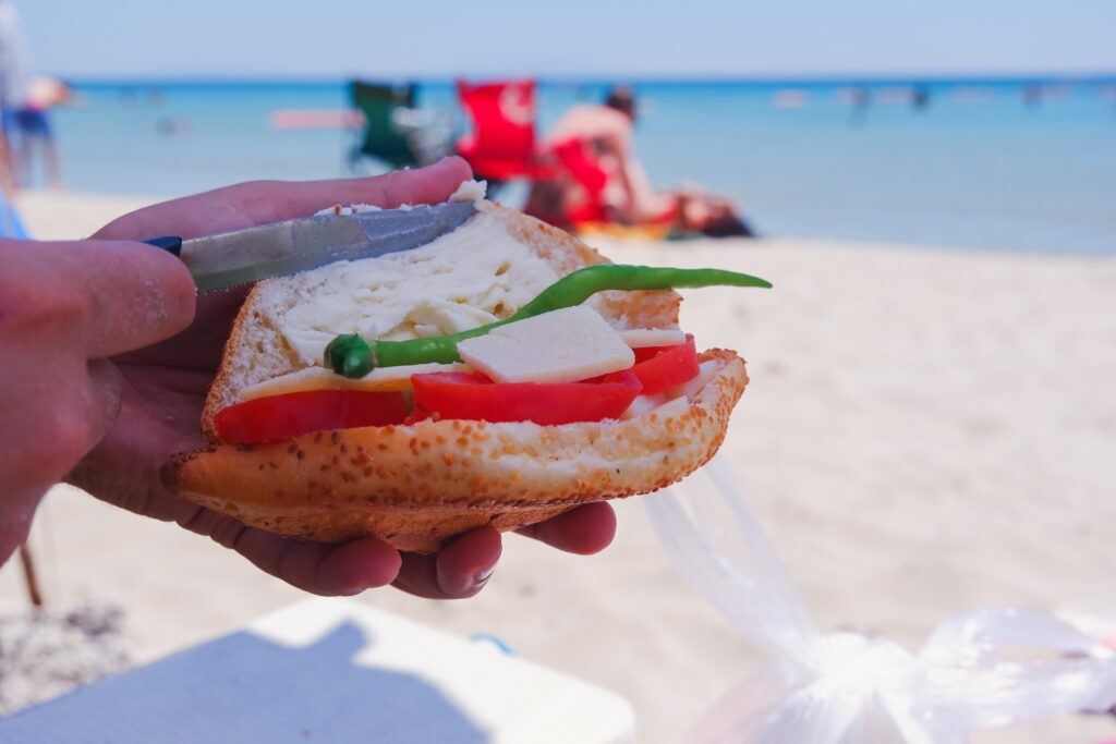 malta beach food