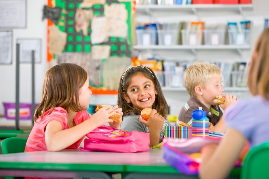 Stop showing TV during school lunch breaks!