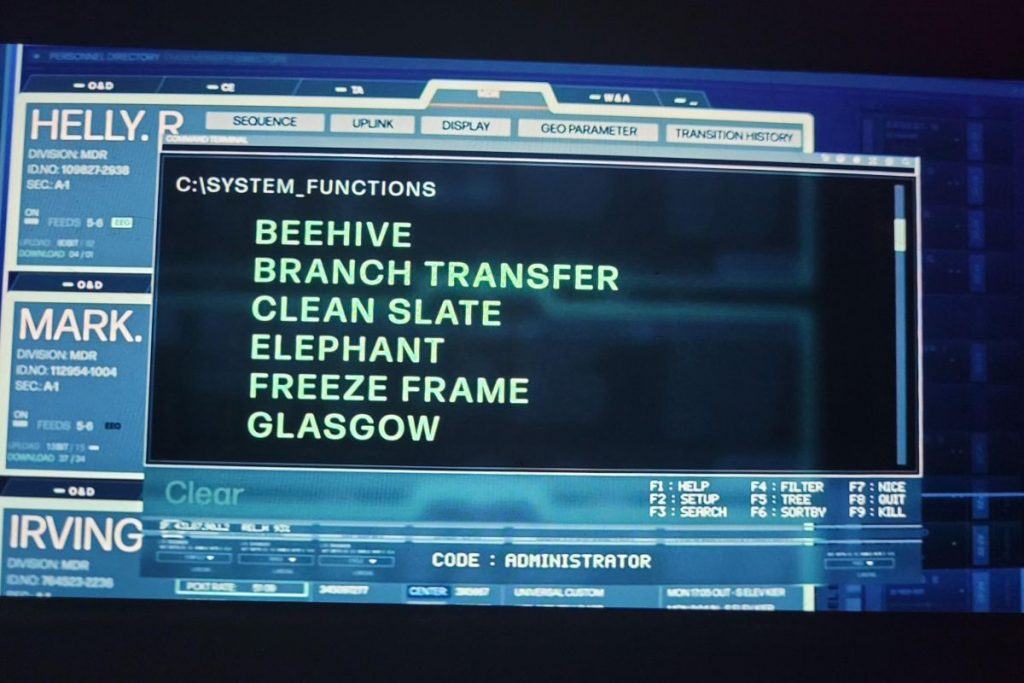 An image of a screen with writing on it