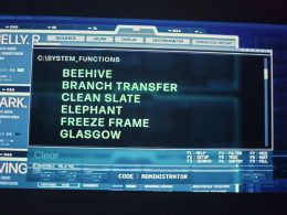 An image of a screen with writing on it