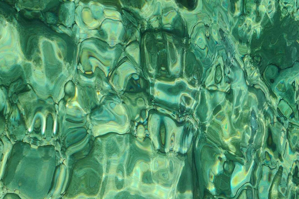 The surface of the sea