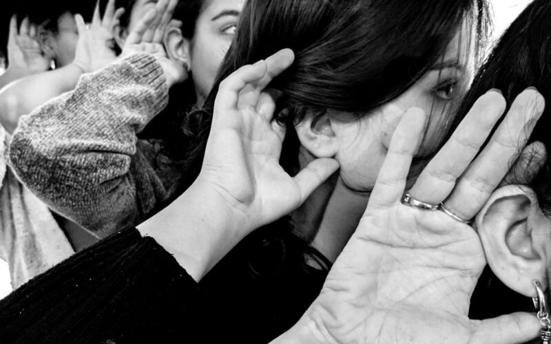 Women listening