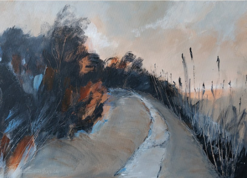 a dusty road