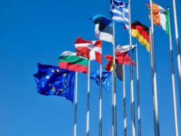 flags of the EU nations