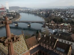 Birdseye view of Basel