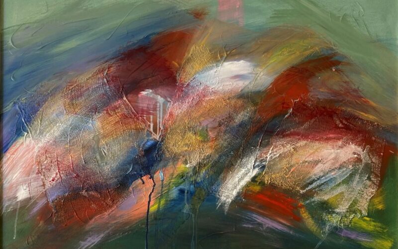 an abstract painting