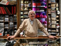 an old Italian tailor in his shop