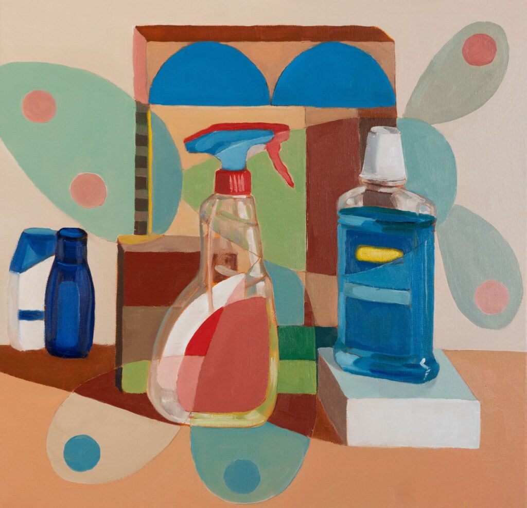 Cactus Still Life based on religious art by Eric Kaiser