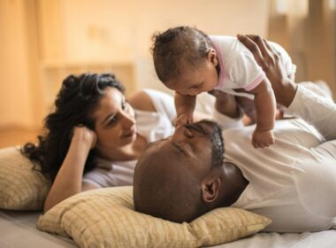 Parents and a baby