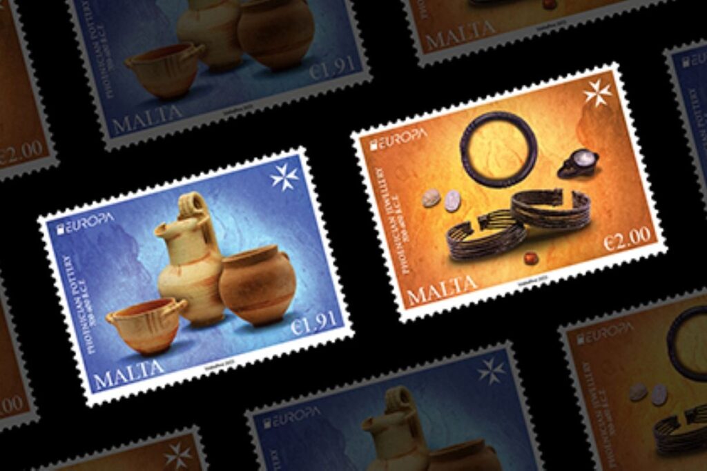 Two postage stamps