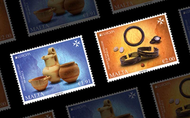 Two postage stamps