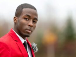 A smart young black man