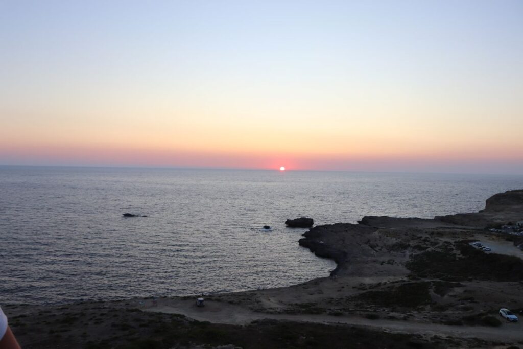 Sunset at Dwejra