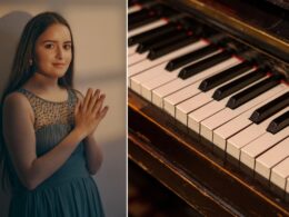 Bernice Sammut and a piano