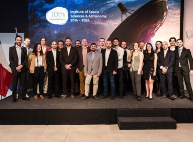 A line-up of researchers and staff at ISSA