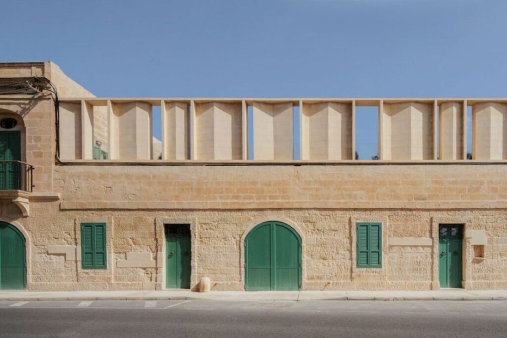 A traditional Maltese house with an innovative design