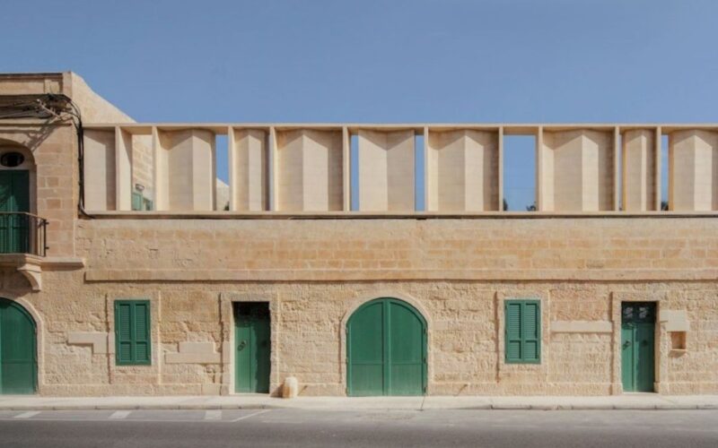 A traditional Maltese house with an innovative design