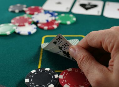 A casino table