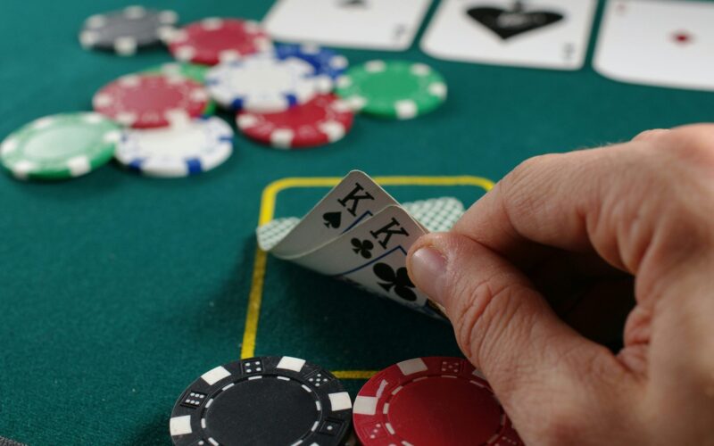 A casino table