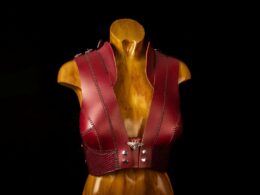 a leather bodice