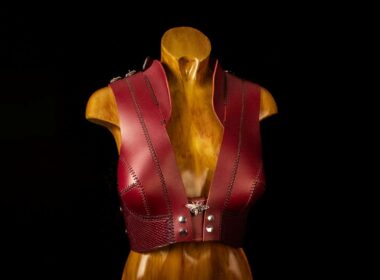 a leather bodice