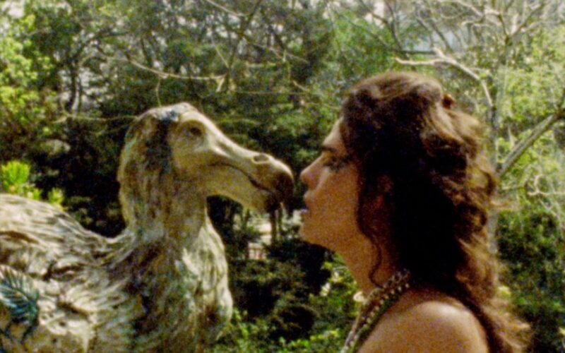 A woman and a dodo