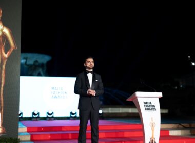 The award ceremony stage