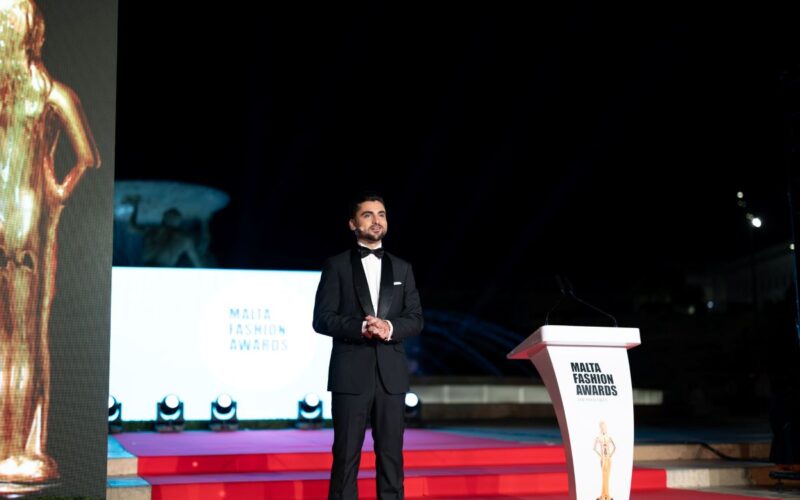 The award ceremony stage