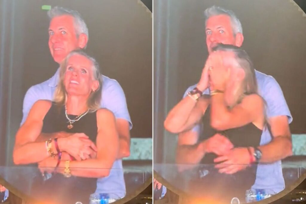 Couple cheating at Coldplay concert - a moment that went viral