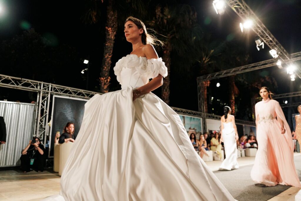 A wedding dress
