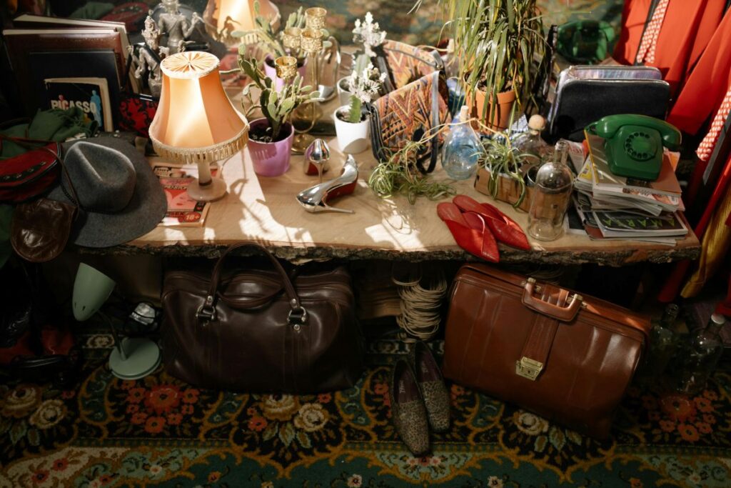 A vintage display