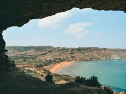 A view of Ramla Beach, Gozo