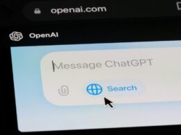 Chat GPT on screen
