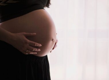 A pregnant belly