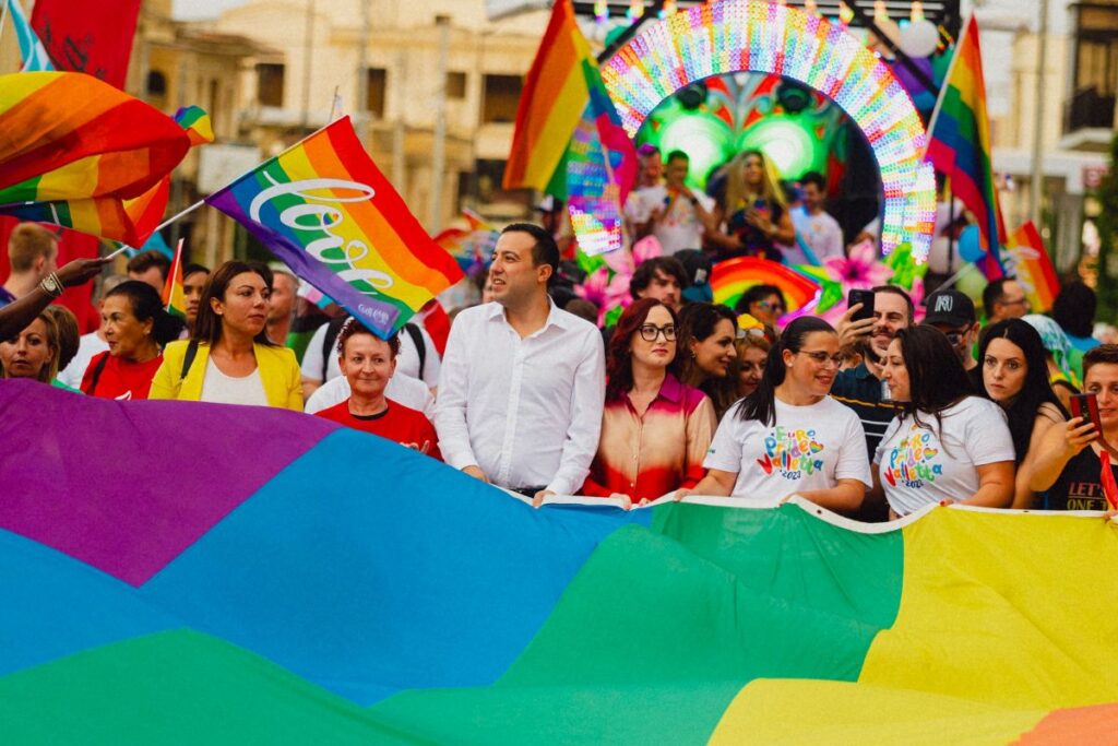 Clint Camilleri at Gozo Pride