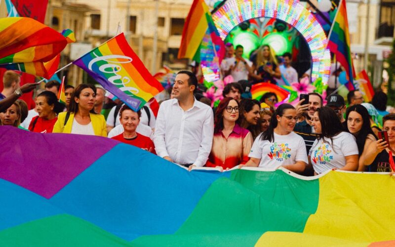 Clint Camilleri at Gozo Pride