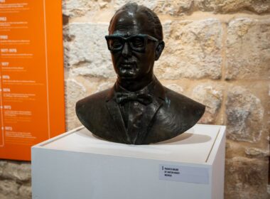 Francis Ebejer's bust