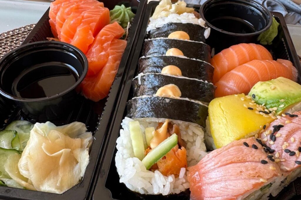 Sushi in Norway.