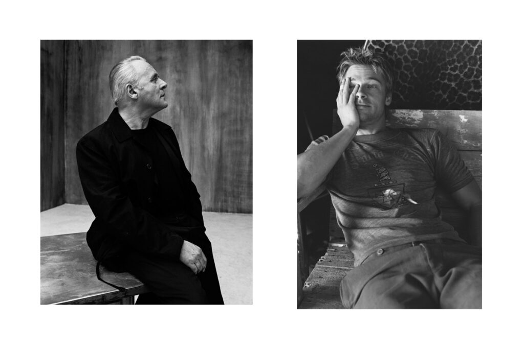 Jack Nicholson and Brad Pitt, photos by Lorenzo Agius