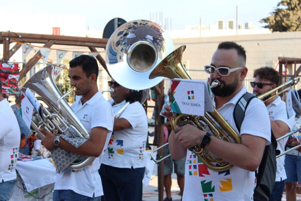 players in a brass band