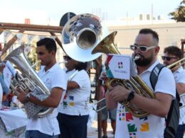 players in a brass band