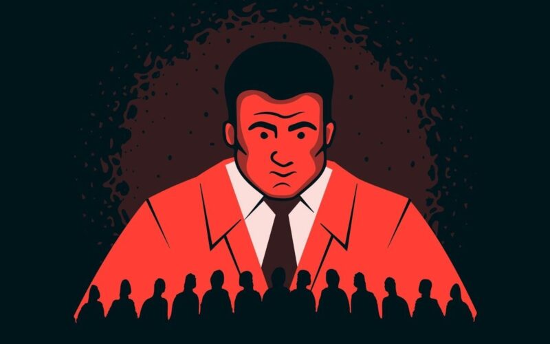 In illustration of an autocrat