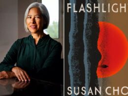 Susan Choi and the cover of Flashlight