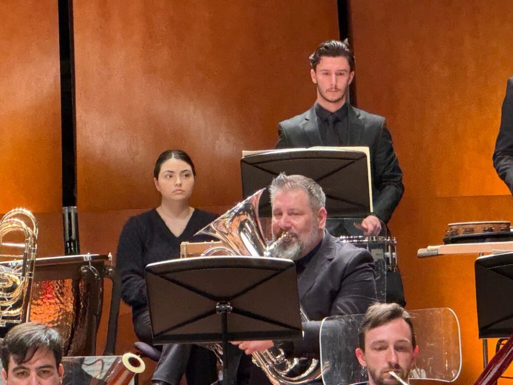 Several members of the orchestra