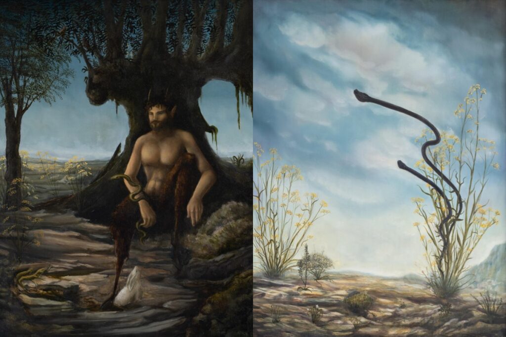 Ethereal mythical landscapes