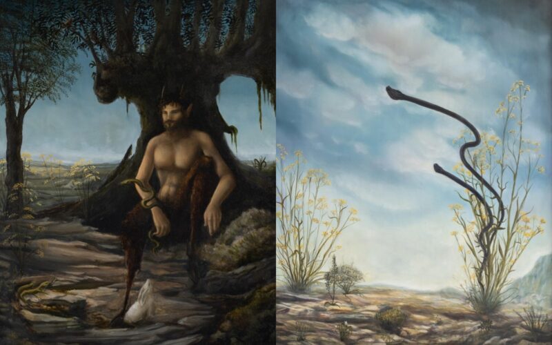 Ethereal mythical landscapes