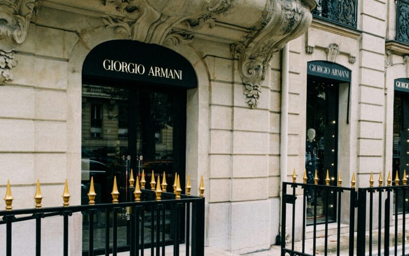 An Armani shop