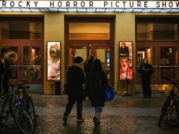 The front of a cinema