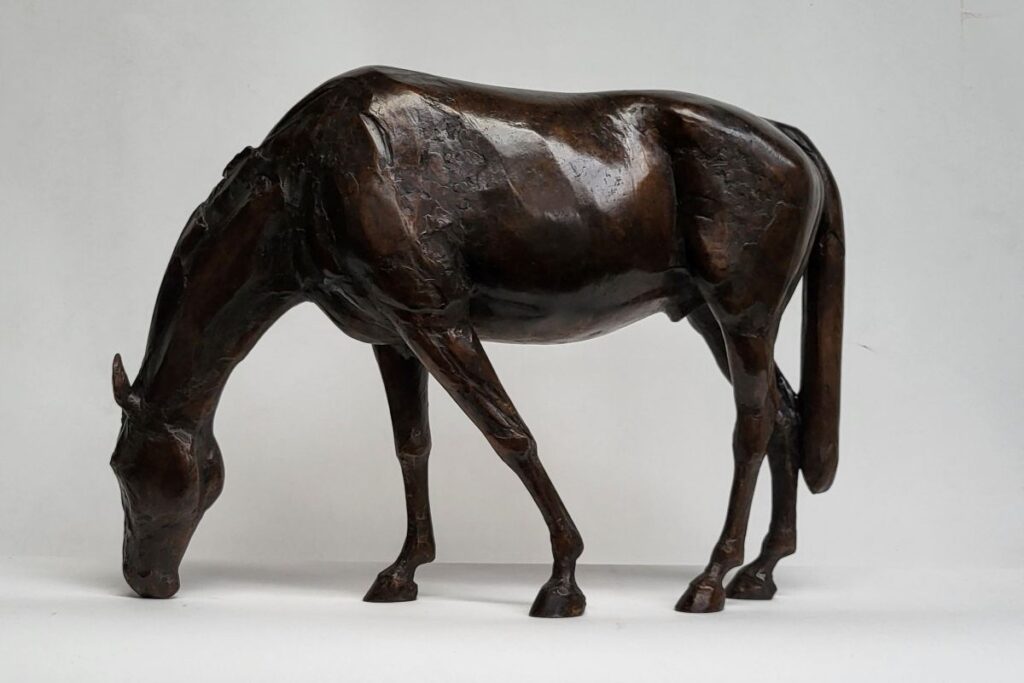 A horse sculpture